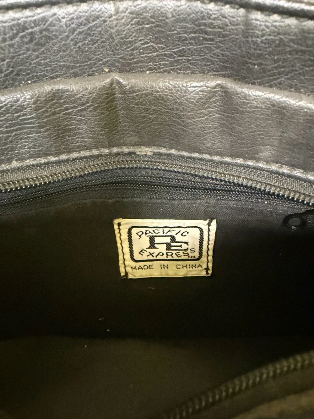 Black Leather Crossbody Bag